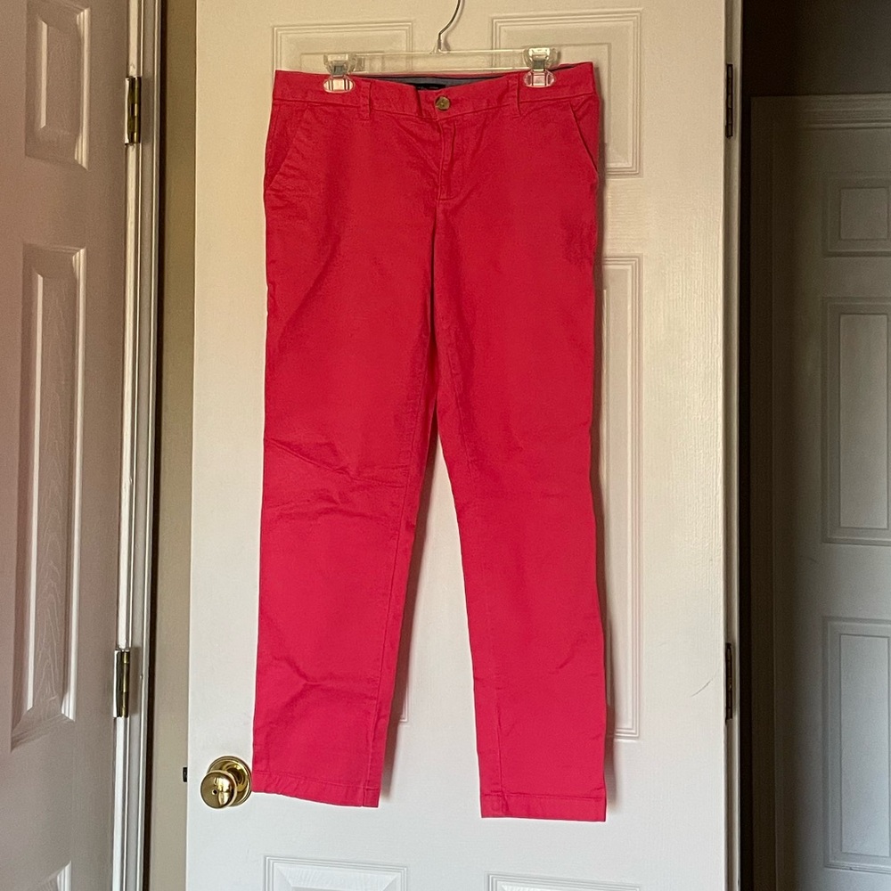 Tommy Hilfiger Pink Cropped Chinos